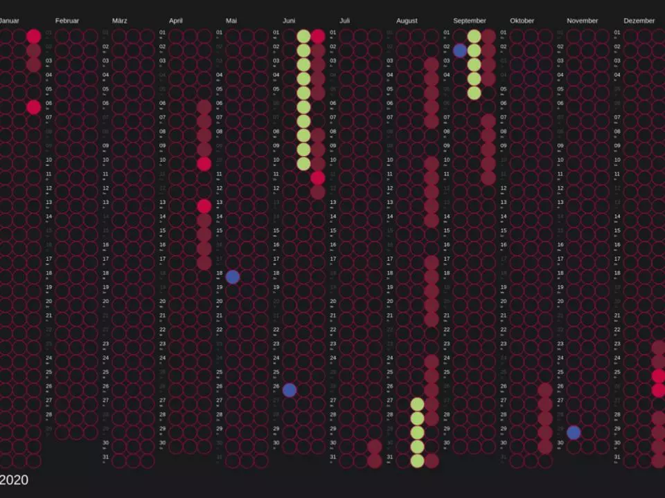 dot calendar